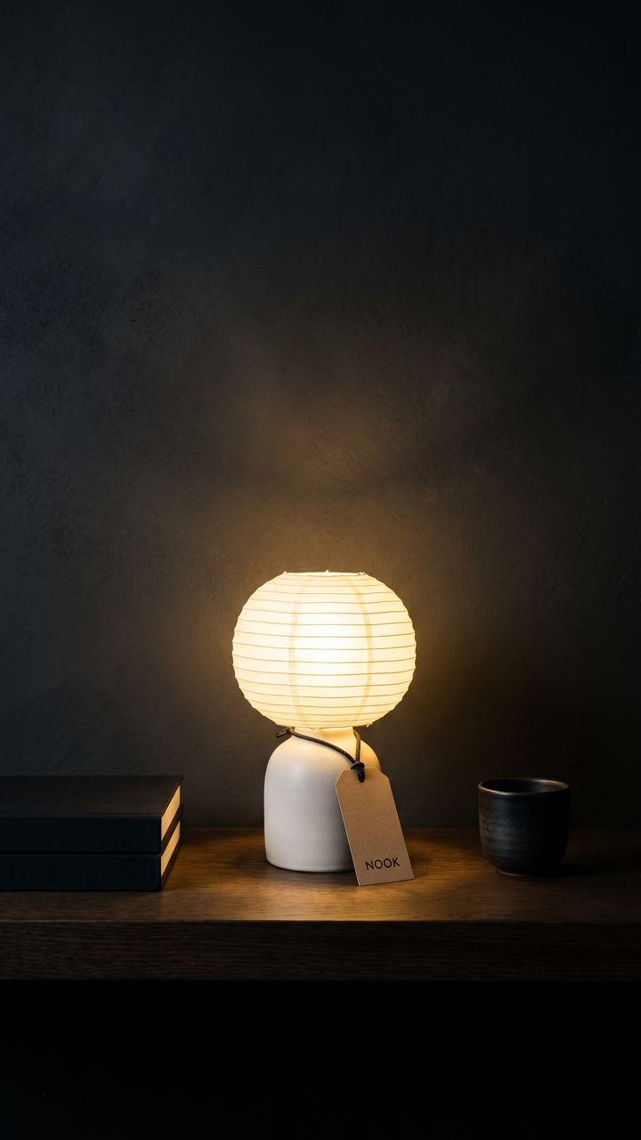 Nook Home — concept poster for a fictional homeware brand
